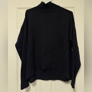 OAK + FORT Black Turtleneck Sweater